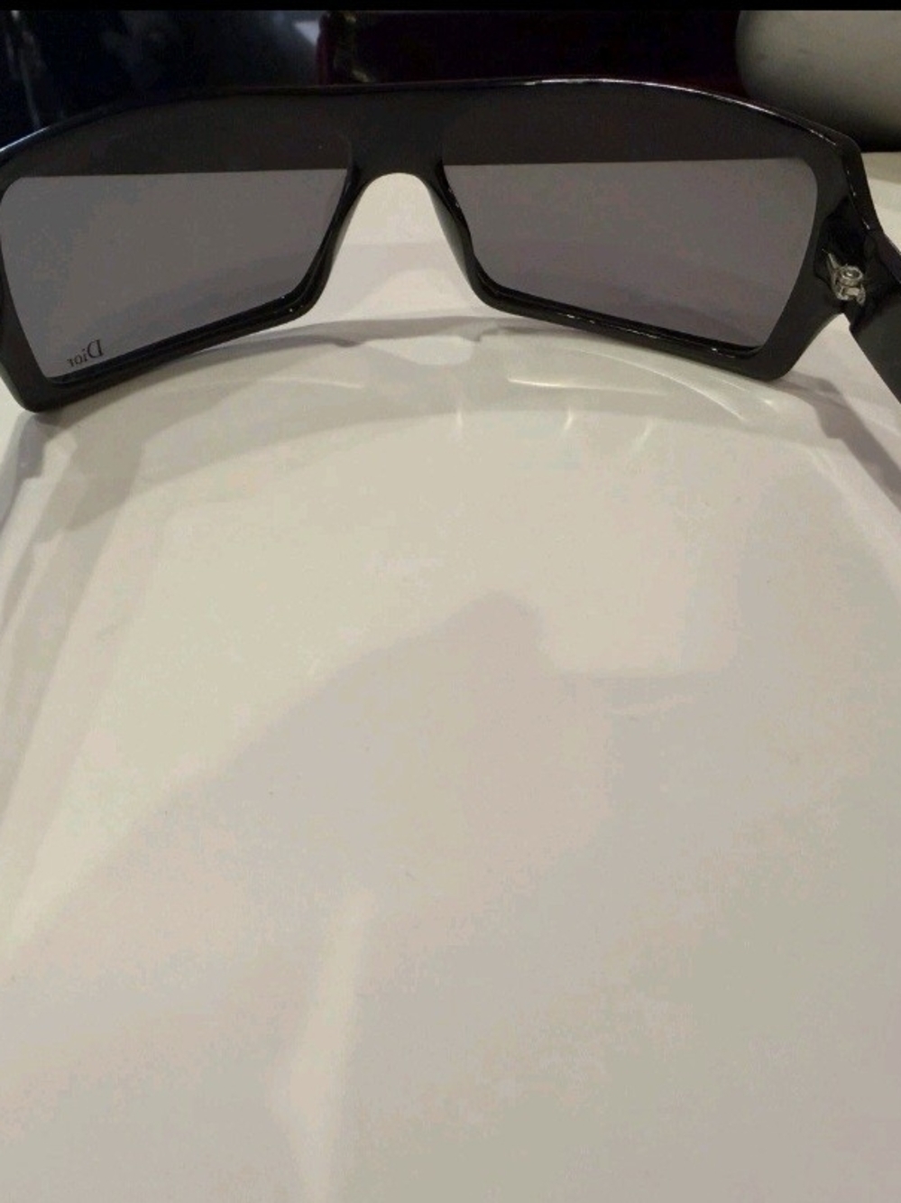 Dior Black Sunglasses with Gray Smoke Lenses - Picture 5 of 10